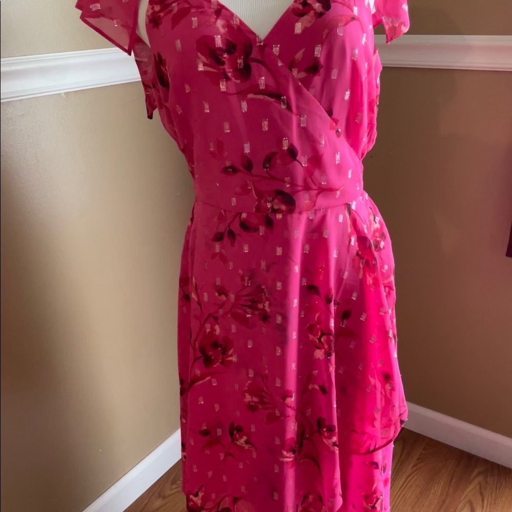 White House Black Market Dress Size 8, Color Hot Original Price $80